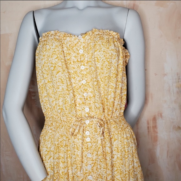 NWT Vince Camuto Yellow Dress - Picture 5 of 6